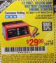 Harbor Freight Coupon 12 VOLT, 2/10/50 AMP BATTERY CHARGER/ENGINE STARTER Lot No. 66783/60581/60653/62334 Expired: 7/1/16 - $29.99
