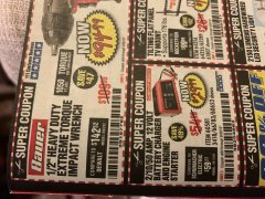 Harbor Freight Coupon 12 VOLT, 2/10/50 AMP BATTERY CHARGER/ENGINE STARTER Lot No. 66783/60581/60653/62334 Expired: 9/30/19 - $29.99
