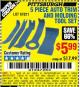 Harbor Freight Coupon 5 PIECE AUTO TRIM AND MOLDING TOOL SET Lot No. 67021/95432 Expired: 5/22/16 - $5.99