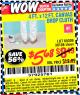 Harbor Freight Coupon 4 FT. x 12 FT. CANVAS DROP CLOTH Lot No. 69309/38108 Expired: 8/1/15 - $5.68
