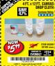 Harbor Freight Coupon 4 FT. x 12 FT. CANVAS DROP CLOTH Lot No. 69309/38108 Expired: 1/27/18 - $5.99