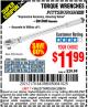 Harbor Freight Coupon TORQUE WRENCHES Lot No. 2696/61277/807/61276/239/62431 Expired: 2/29/16 - $11.99