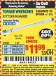 Harbor Freight Coupon TORQUE WRENCHES Lot No. 2696/61277/807/61276/239/62431 Expired: 5/21/16 - $11.99