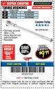 Harbor Freight Coupon TORQUE WRENCHES Lot No. 2696/61277/807/61276/239/62431 Expired: 3/18/18 - $9.99