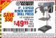 Harbor Freight Coupon 8", 5 SPEED BENCH MOUNT DRILL PRESS Lot No. 60238/62390/62520/44506/38119 Expired: 8/12/15 - $49.99