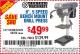 Harbor Freight Coupon 8", 5 SPEED BENCH MOUNT DRILL PRESS Lot No. 60238/62390/62520/44506/38119 Expired: 10/14/15 - $49.99