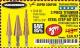 Harbor Freight Coupon 3 PIECE TITANIUM NITRIDE COATED HIGH SPEED STEEL STEP DRILLS Lot No. 91616/69087/60379 Expired: 9/10/17 - $8.99