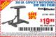 Harbor Freight Coupon 350 LB. CAPACITY MOTOCROSS DIRT BIKE STAND Lot No. 66552 Expired: 7/3/15 - $19.99