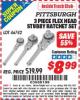Harbor Freight ITC Coupon 3 PIECE FLEX HEAD STUBBY RATCHETS Lot No. 46742 Expired: 8/31/15 - $8.99