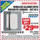 Harbor Freight ITC Coupon WIRELESS ALARMS WITH MAGNETIC SENSOR - SET OF 6 Lot No. 94799 Expired: 4/30/15 - $29.99