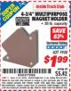 Harbor Freight ITC Coupon 4-3/4" MULTIPURPOSE MAGNET HOLDER Lot No. 1938 Expired: 11/30/15 - $1.99