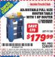 Harbor Freight ITC Coupon STATIONARY ROUTER TABLE WITH 1 HP ROUTER Lot No. 91130 Expired: 9/30/15 - $179.99