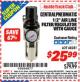 Harbor Freight ITC Coupon 1/2" AIR LINE FILTER/REGULATOR WITH GAUGE Lot No. 68281 Expired: 4/30/16 - $25.99