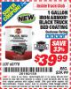 Harbor Freight ITC Coupon 1 GALLON IRON ARMOR BLACK TRUCK BED COATING Lot No. 60778 Expired: 4/30/15 - $39.99