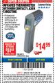 Harbor Freight ITC Coupon NON-CONTACT INFRARED THERMOMETER WITH LASER TARGETING Lot No. 69465/96451/60725/61894 Expired: 3/8/18 - $14.99