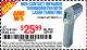 Harbor Freight Coupon NON-CONTACT INFRARED THERMOMETER WITH LASER TARGETING Lot No. 69465/96451/60725/61894 Expired: 8/1/15 - $25.99