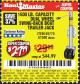 Harbor Freight Coupon 1500 LB. CAPACITY DUAL WHEEL SWING-BACK BOAT TRAILER JACK Lot No. 69779/67500 Expired: 6/14/17 - $27.99