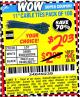 Harbor Freight Coupon 11" CABLE TIES PACK OF 100 Lot No. 34636/69404/60266/34637/69405/60277 Expired: 6/13/15 - $2.03