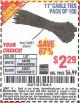 Harbor Freight Coupon 11" CABLE TIES PACK OF 100 Lot No. 34636/69404/60266/34637/69405/60277 Expired: 10/10/15 - $2.29