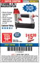 Harbor Freight ITC Coupon 18 GAUGE 2-IN-1 NAILER/STAPLER Lot No. 68019/61661/63156 Expired: 3/8/18 - $15.99