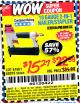 Harbor Freight Coupon 18 GAUGE 2-IN-1 NAILER/STAPLER Lot No. 68019/61661/63156 Expired: 8/15/15 - $15.27