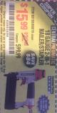 Harbor Freight Coupon 18 GAUGE 2-IN-1 NAILER/STAPLER Lot No. 68019/61661/63156 Expired: 7/8/17 - $15.99