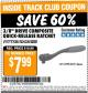 Harbor Freight ITC Coupon 3/8" DRIVE COMPOSITE QUICK-RELEASE RATCHET Lot No. 62290/66313 Expired: 6/16/15 - $7.99