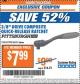 Harbor Freight ITC Coupon 3/8" DRIVE COMPOSITE QUICK-RELEASE RATCHET Lot No. 62290/66313 Expired: 11/22/16 - $7.99