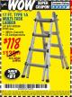 Harbor Freight Coupon FRANKLIN 17 FT. REACH, TYPE IA, 300 LB. MULTITASK LADDER Lot No. 63418 Expired: 8/12/15 - $118