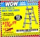 Harbor Freight Coupon FRANKLIN 17 FT. REACH, TYPE IA, 300 LB. MULTITASK LADDER Lot No. 63418 Expired: 7/4/15 - $116.59