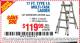 Harbor Freight Coupon FRANKLIN 17 FT. REACH, TYPE IA, 300 LB. MULTITASK LADDER Lot No. 63418 Expired: 9/3/15 - $119.99