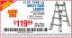 Harbor Freight Coupon FRANKLIN 17 FT. REACH, TYPE IA, 300 LB. MULTITASK LADDER Lot No. 63418 Expired: 10/14/15 - $119.99