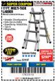 Harbor Freight Coupon FRANKLIN 17 FT. REACH, TYPE IA, 300 LB. MULTITASK LADDER Lot No. 63418 Expired: 7/31/17 - $111.99