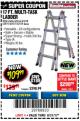 Harbor Freight Coupon FRANKLIN 17 FT. REACH, TYPE IA, 300 LB. MULTITASK LADDER Lot No. 63418 Expired: 8/31/17 - $109.99