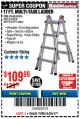 Harbor Freight Coupon FRANKLIN 17 FT. REACH, TYPE IA, 300 LB. MULTITASK LADDER Lot No. 63418 Expired: 8/20/17 - $109.99
