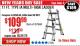 Harbor Freight Coupon FRANKLIN 17 FT. REACH, TYPE IA, 300 LB. MULTITASK LADDER Lot No. 63418 Expired: 1/31/18 - $109.99