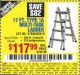 Harbor Freight Coupon FRANKLIN 17 FT. REACH, TYPE IA, 300 LB. MULTITASK LADDER Lot No. 63418 Expired: 7/2/15 - $117.99