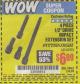 Harbor Freight Coupon 4 PIECE 1/2" DRIVE IMPACT EXTENSION SET Lot No. 67972 Expired: 5/31/15 - $6.99