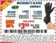 Harbor Freight Coupon MECHANIC'S GLOVES Lot No. 62434/62426/62433/62432/62429/64178/64179/62428 Expired: 9/1/15 - $3.99