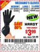 Harbor Freight Coupon MECHANIC'S GLOVES Lot No. 62434/62426/62433/62432/62429/64178/64179/62428 Expired: 11/12/15 - $3.99