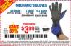 Harbor Freight Coupon MECHANIC'S GLOVES Lot No. 62434/62426/62433/62432/62429/64178/64179/62428 Expired: 6/15/15 - $3.99