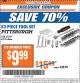 Harbor Freight ITC Coupon 53 PIECE TOOL KIT Lot No. 63339/65976 Expired: 11/22/16 - $9.99