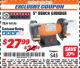 Harbor Freight ITC Coupon 5" BENCH GRINDER Lot No. 94186 Expired: 9/30/17 - $27.99