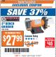 Harbor Freight ITC Coupon 5" BENCH GRINDER Lot No. 94186 Expired: 12/19/17 - $27.99