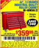 Harbor Freight Coupon 44", 13 DRAWER INDUSTRIAL QUALITY ROLLER CABINET Lot No. 62270/62744/68784/69387/63271 Expired: 9/3/15 - $359.99