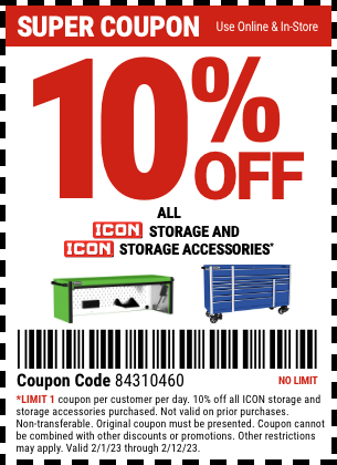 Harbor Freight Tools Coupon Database - Free coupons, percent off ...