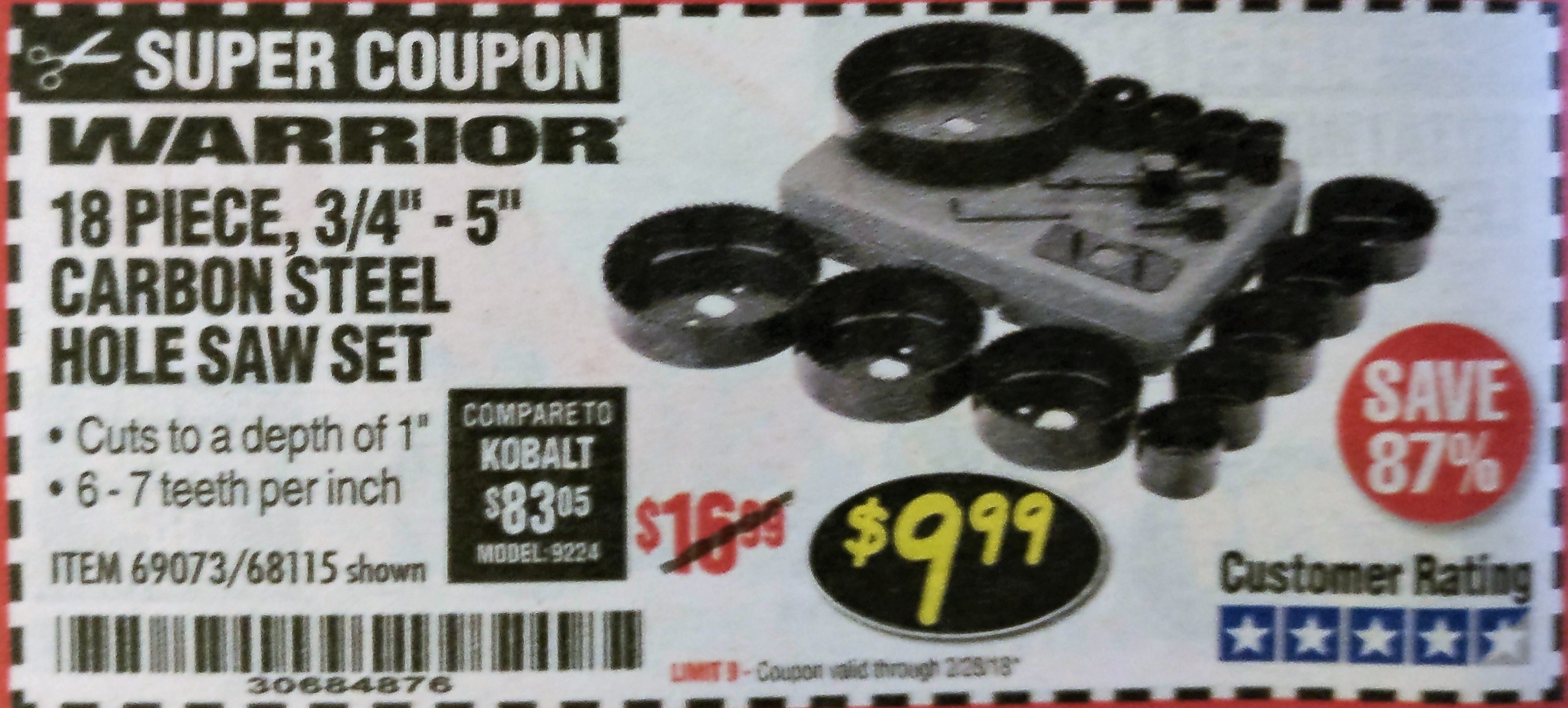 Harbor Freight 6 Inch Hole Saw - A Pictures Of Hole 2018