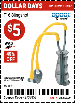 www.hfqpdb.com - DAISY OUTDOOR PRODUCTS F16 SLINGSHOT Lot No. 65127