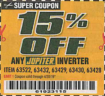 Harbor Freight Tools Coupon Database - Free coupons, 25 percent off ...