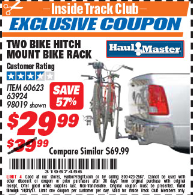 harbor freight bicycle rack